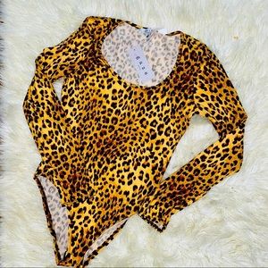 Gaze Cheetah Print Bodysuit